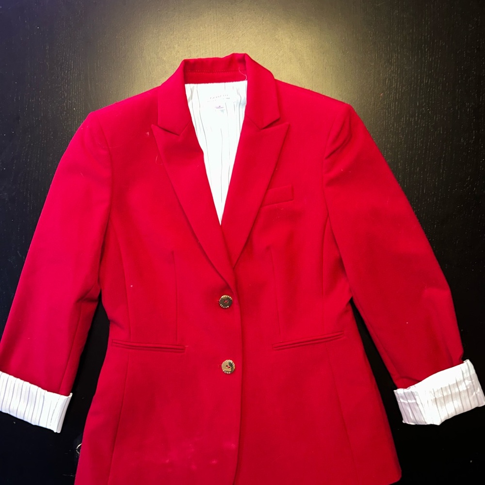 Burgundy Women's Blazer
